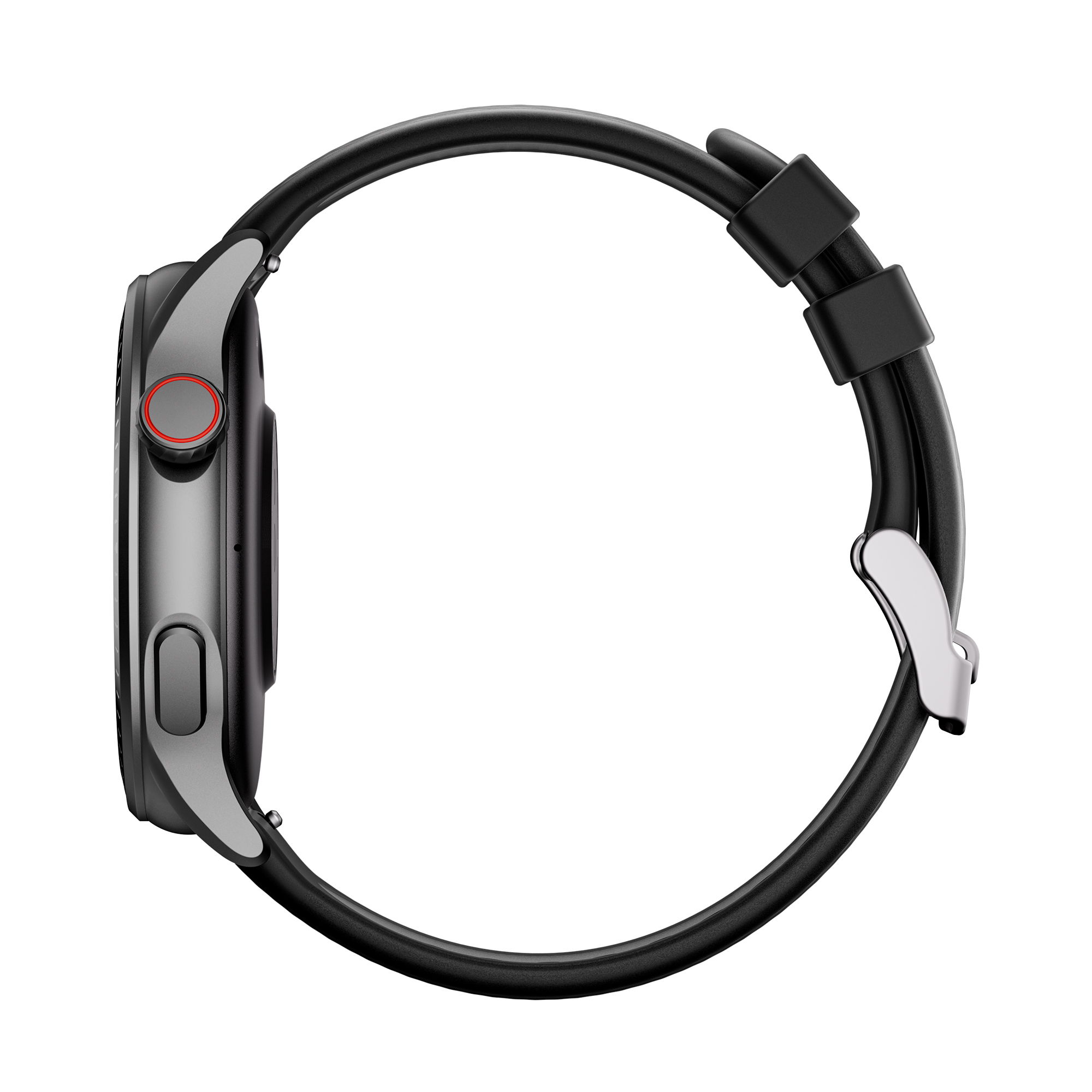 PANGUMART AMOLED Round Screen 3ATM Waterproof Heart Rate Monitoring Sports Smart Watch