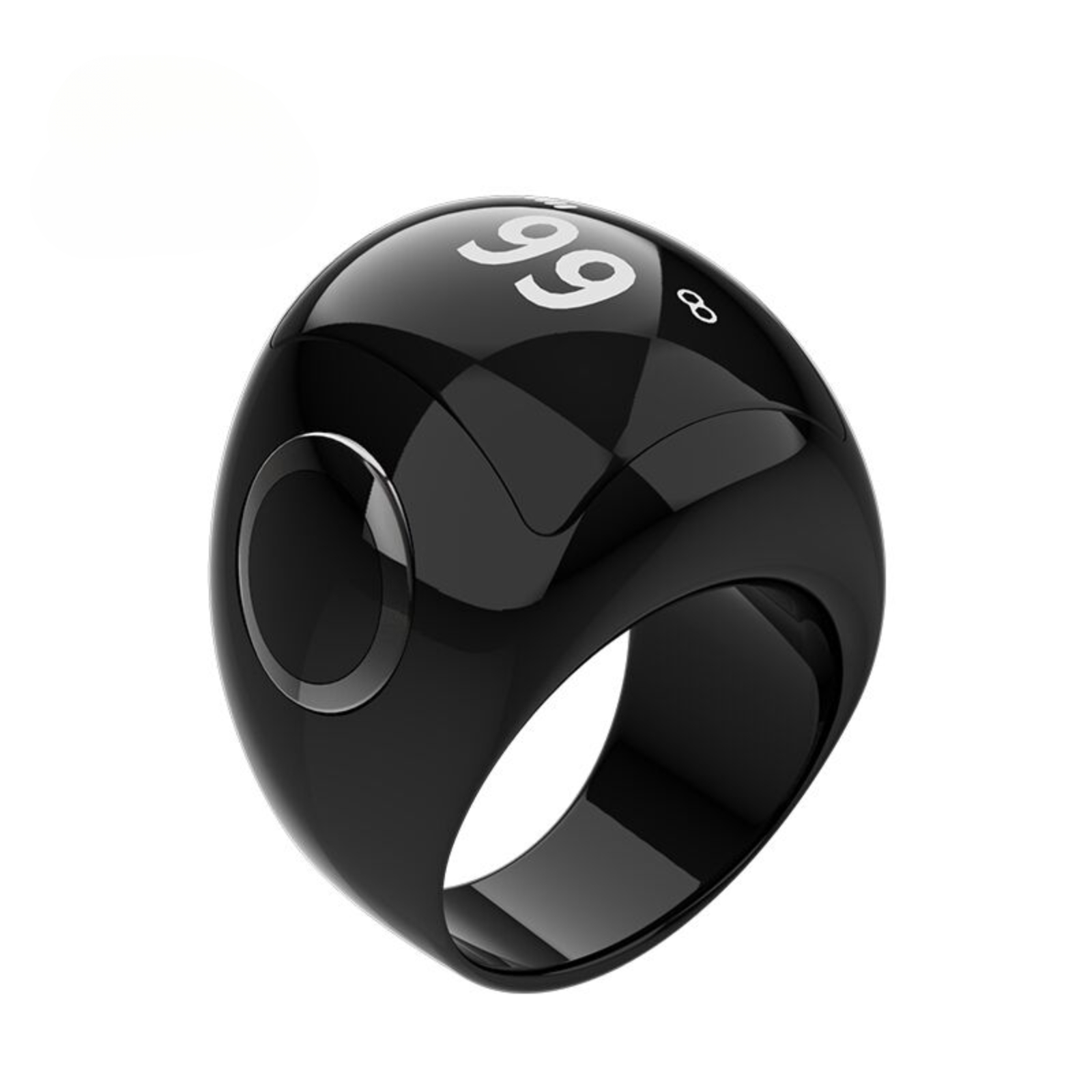 PANGUMART Smart Counting Ring QB709 Ceramic Charging Case Smart Ring