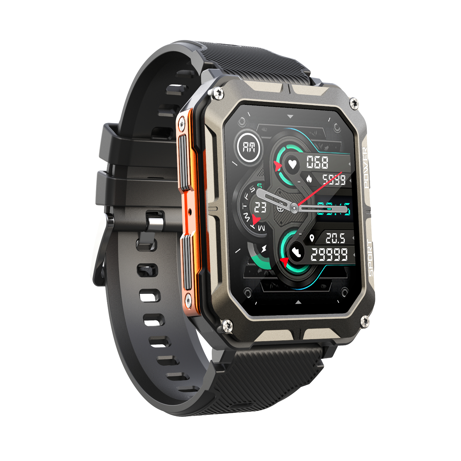 Bluetooth Call Outdoor Waterproof Pedometer Heart Rate Blood Pressure Blood Oxygen Monitoring Smart Watch