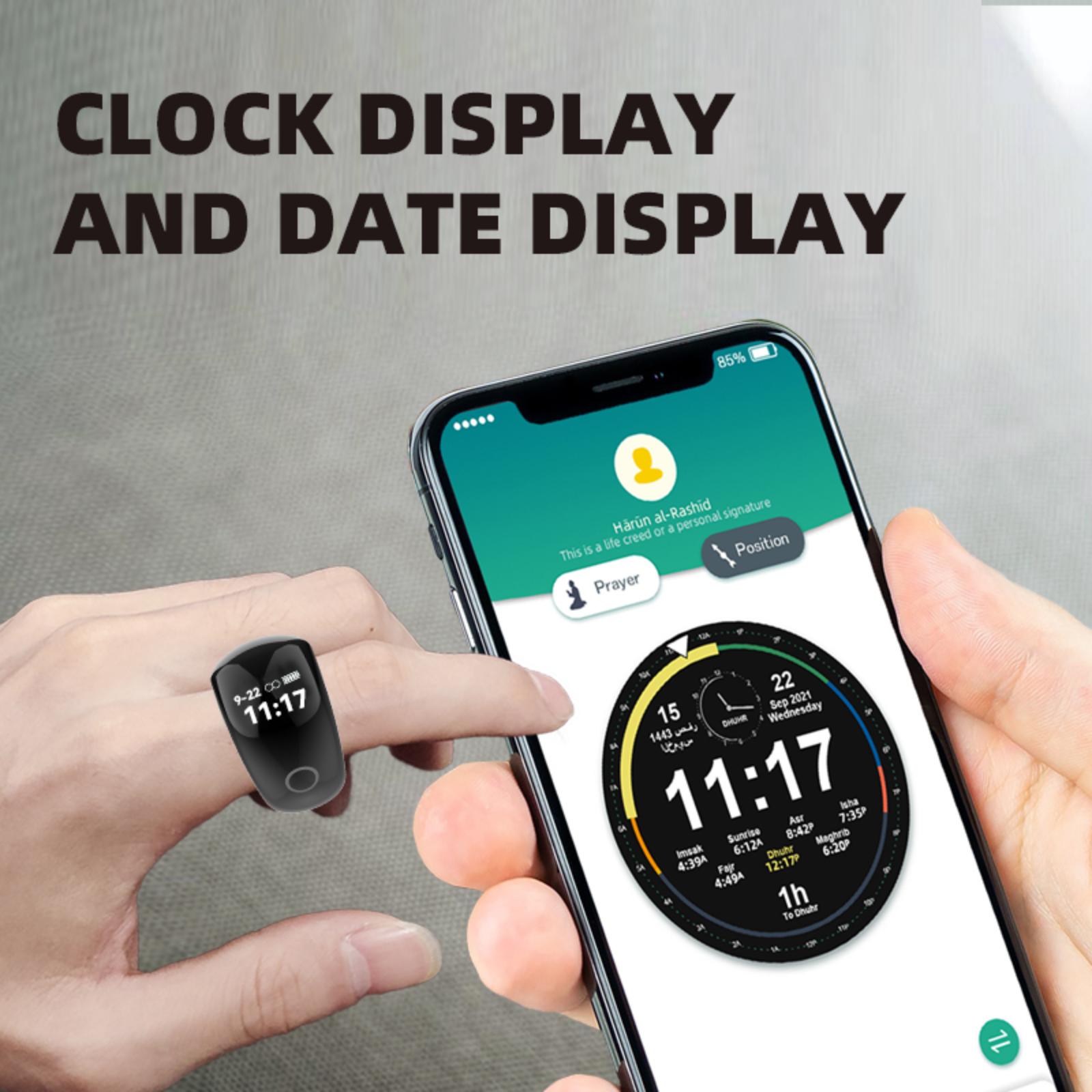 PANGUMART New Digital Counting Smart Plastic Ring Electronic Counting Smart Ring