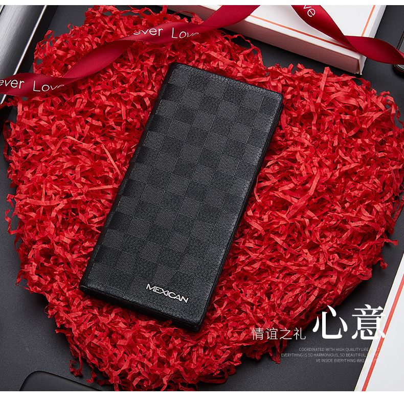 Genuine leather fashion wallet