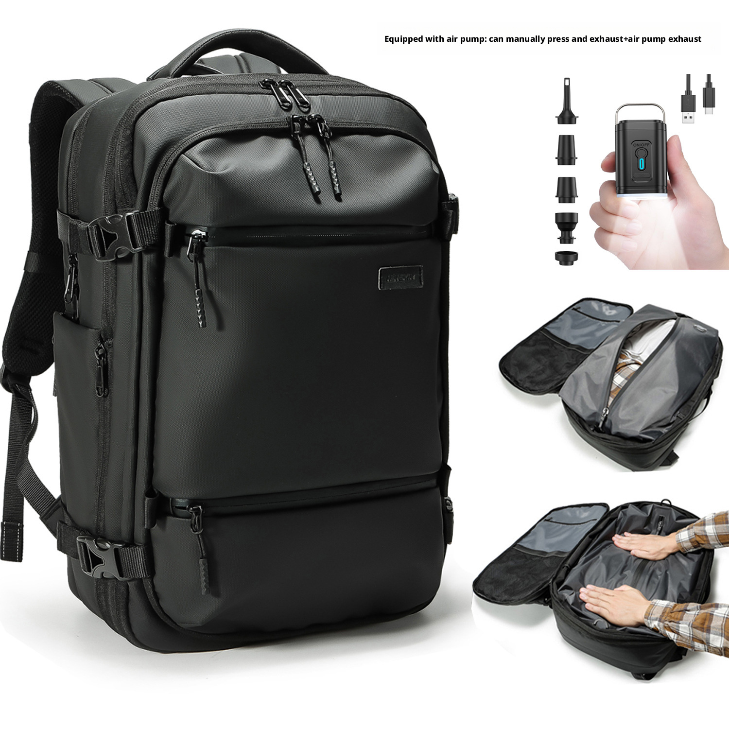 Airback New Men's Vacuum Compression Backpack