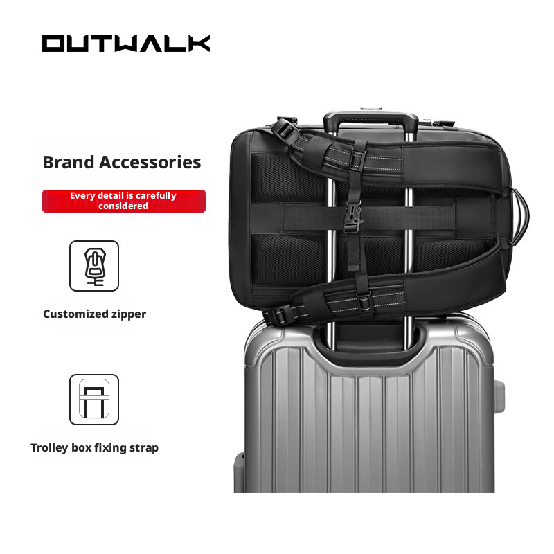 New model men's vacuum compression backpack