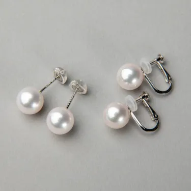 Flower pearl necklace set 8.0-9.0mm -HIGH Quality plus-