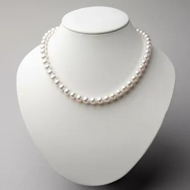 Flower pearl necklace set 8.0-9.0mm -HIGH Quality plus-