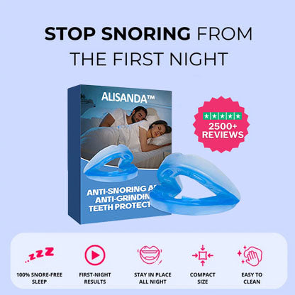 UTOLSÓ NAPOS AKCIÓ 60% KEDVEZMÉNY⏰PerfectSleep Solution - Horkolás és fogcsikorgatás elleni védő