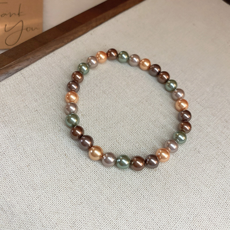 AAAA South Sea multi-color pearl bracelet (adjustable)