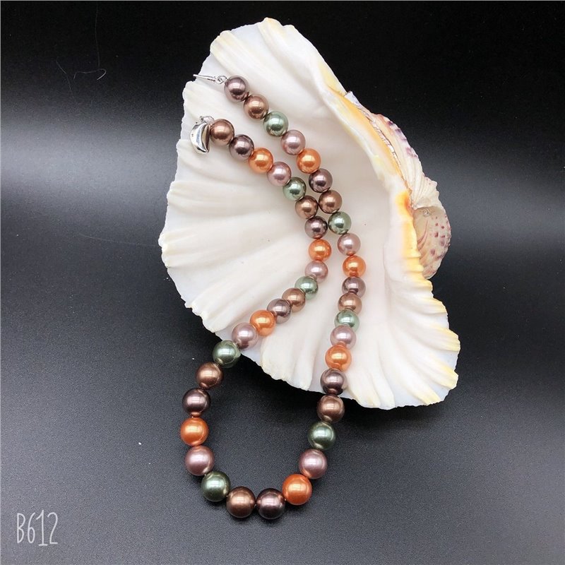 AAAA South China Sea multi-color pearl necklace