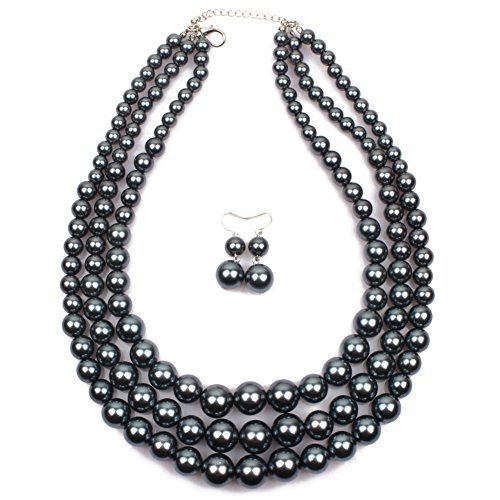⏰Mother's Day hot sale 50% OFF⏰--Japanese AAAA Akoya multi-layered pearl necklace set (same style as the royal family)