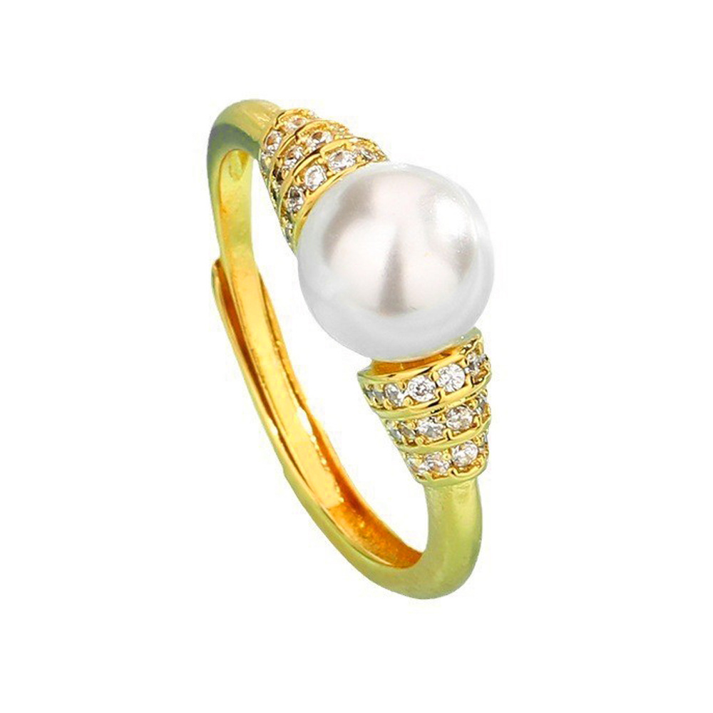 8-10mm Elegant Pearl Ring - AAAA Quality