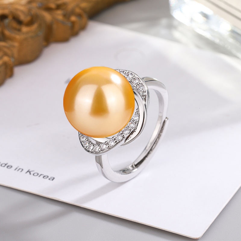 ⏰Limited time sale 70% OFF⏰--Japanese AAAA Akoya pearl ring (adjustable)
