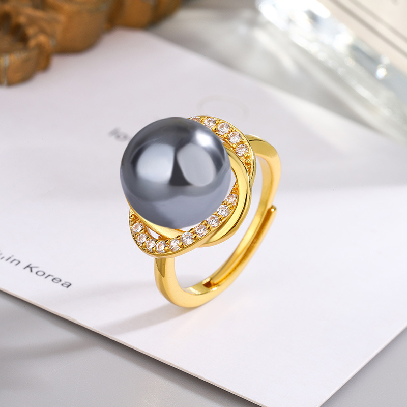 ⏰Limited time sale 70% OFF⏰--Japanese AAAA Akoya pearl ring (adjustable)