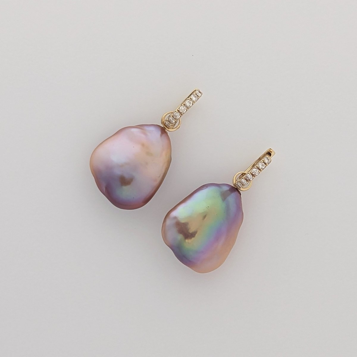 17-18mm Freshwater Pearl Convertible Huggee Earrings
