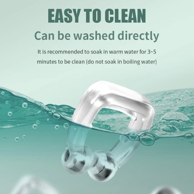 Szilikon mágneses horkolásgátló orrcsipesz