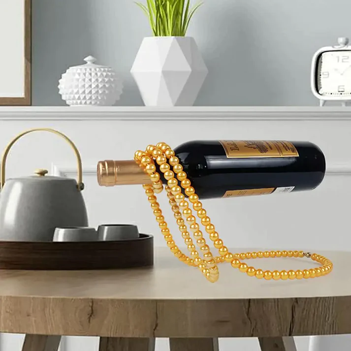 Japan AAAA Akoya Pearl Necklace Wine Rack Suspended Wine Rack