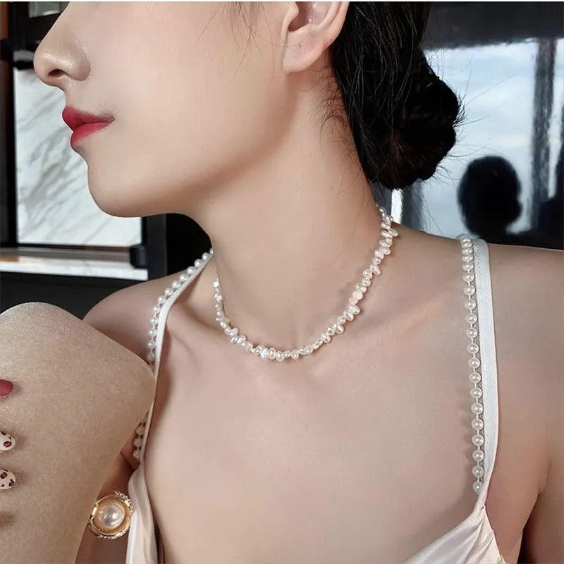 Japan AAAA Akoya  - Pearl Cristal Necklace