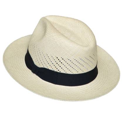 Classic Vented | Original Panama Hat | Brisa Weave | Natural Straw | Black Band | Handwoven in Ecuador | GPH | HatBox Included-BOX PACKING
