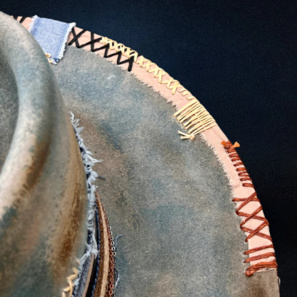 "Teal Tempered" Custom Fedora Hat