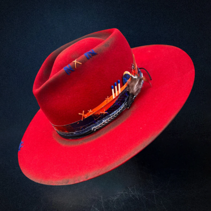 "Flame" Custom Fedora Hat