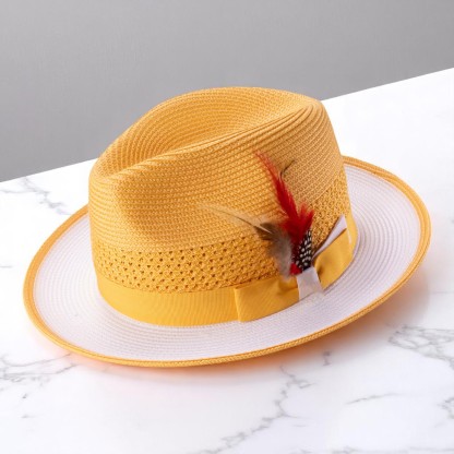 Two-Tone | Panama Fedora Hat