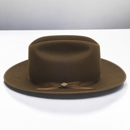 Wool Felt Open Road Fedora Hat