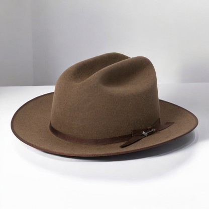 Wool Felt Open Road Fedora Hat
