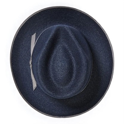 Can be rolls up for packing | Panama Fedora - Navy