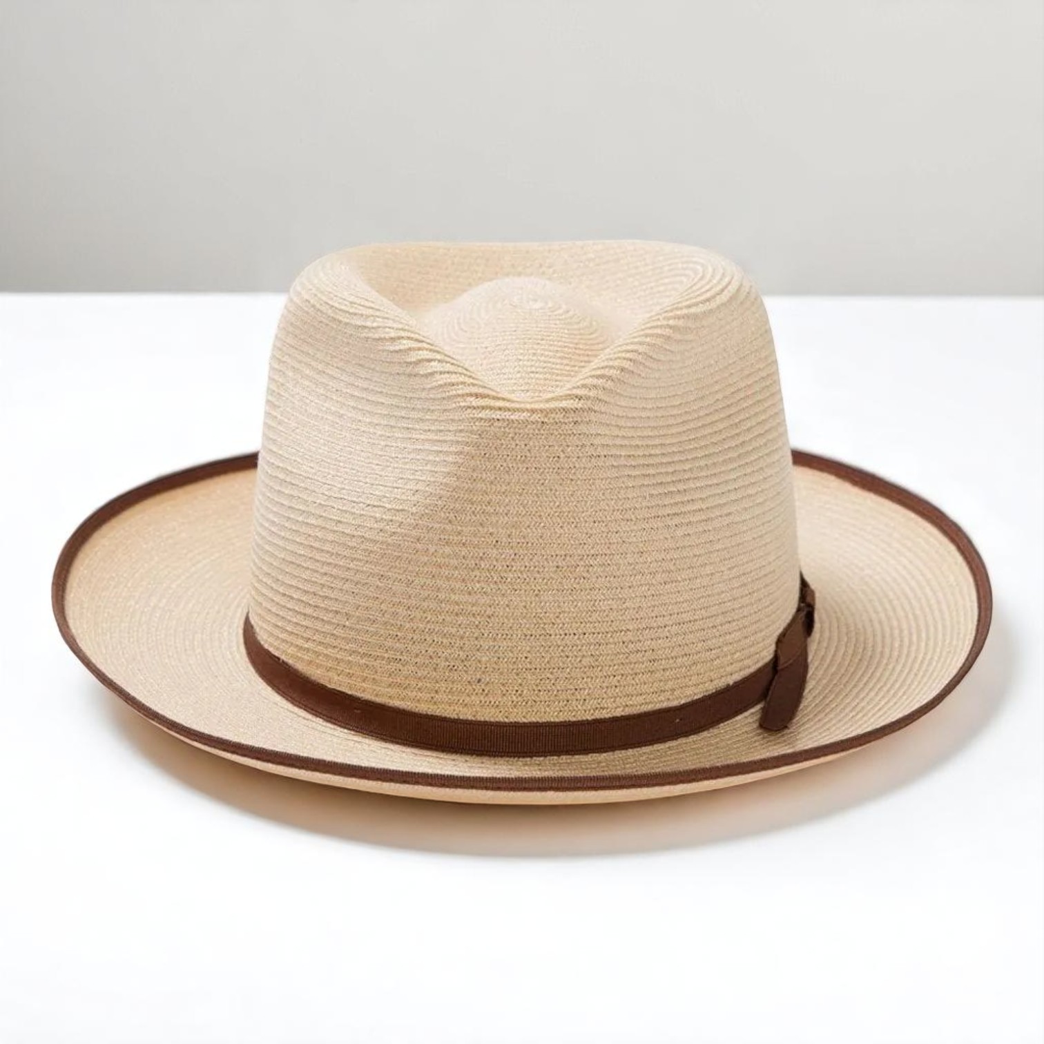 Can be rolls up for packing | Panama Fedora - Natural