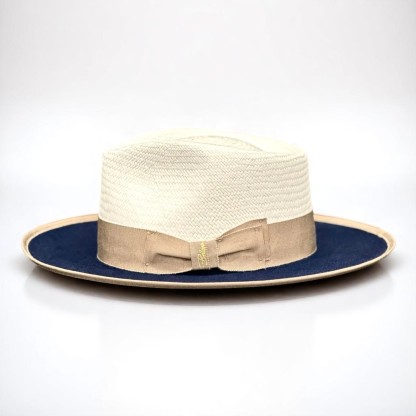 Two Tone | Exclusive Panama and Felt Fedora Hat