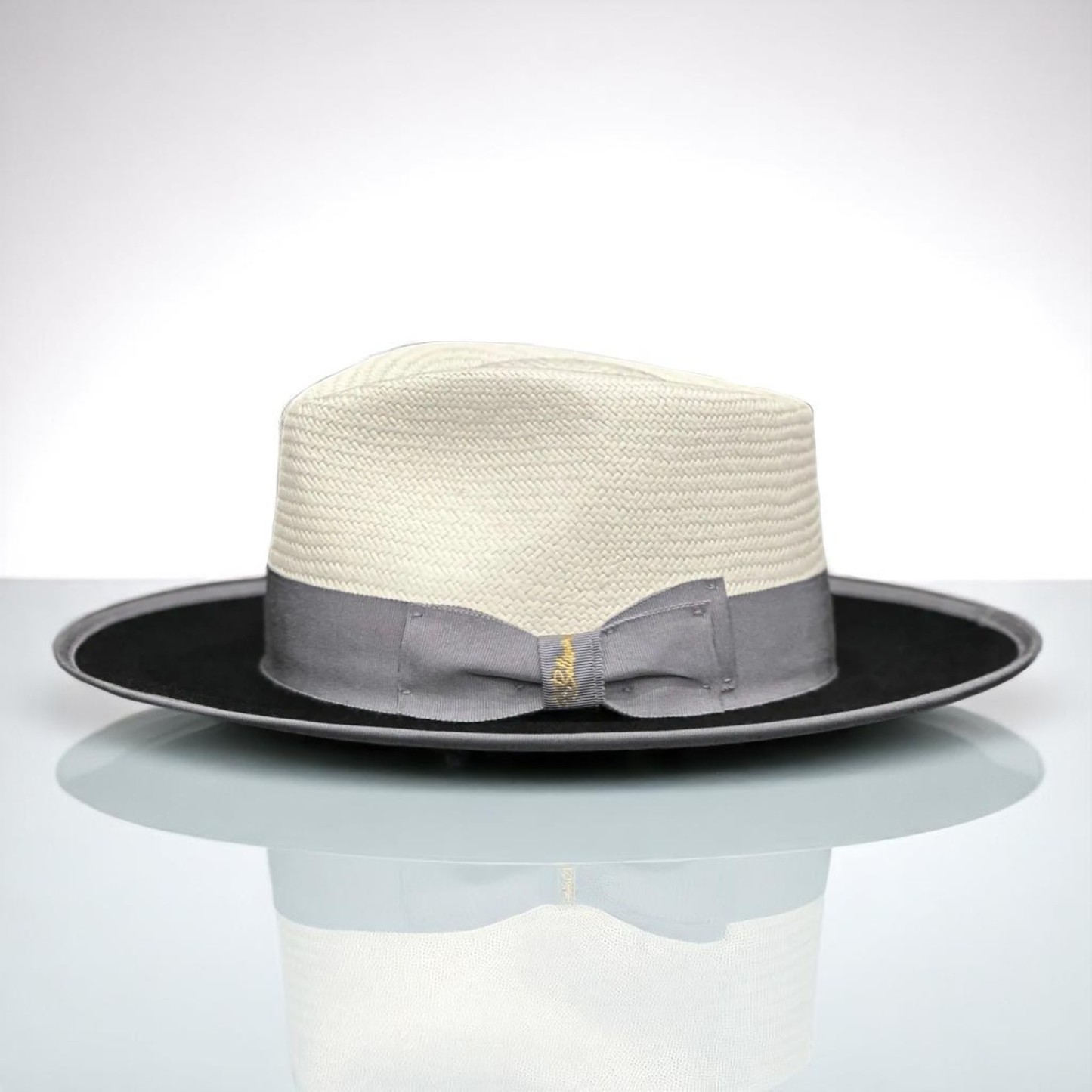 Two Tone | Exclusive Panama and Felt Fedora Hat