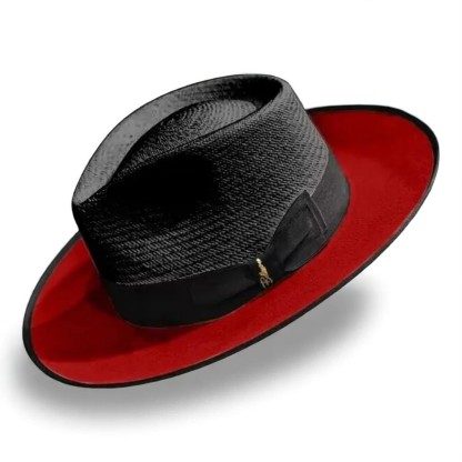 Two Tone | Exclusive Panama and Felt Fedora Hat