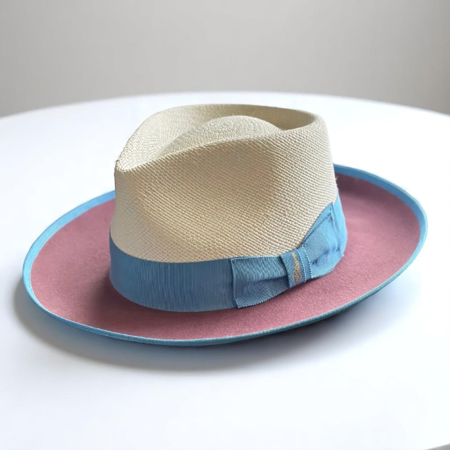 Two Tone | Exclusive Panama and Felt Fedora Hat