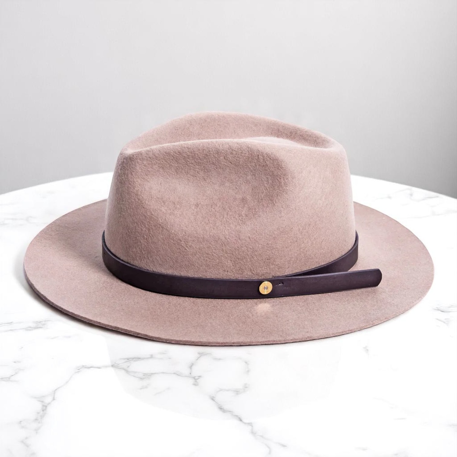Griffin | Wool Felt Fedora – Camel