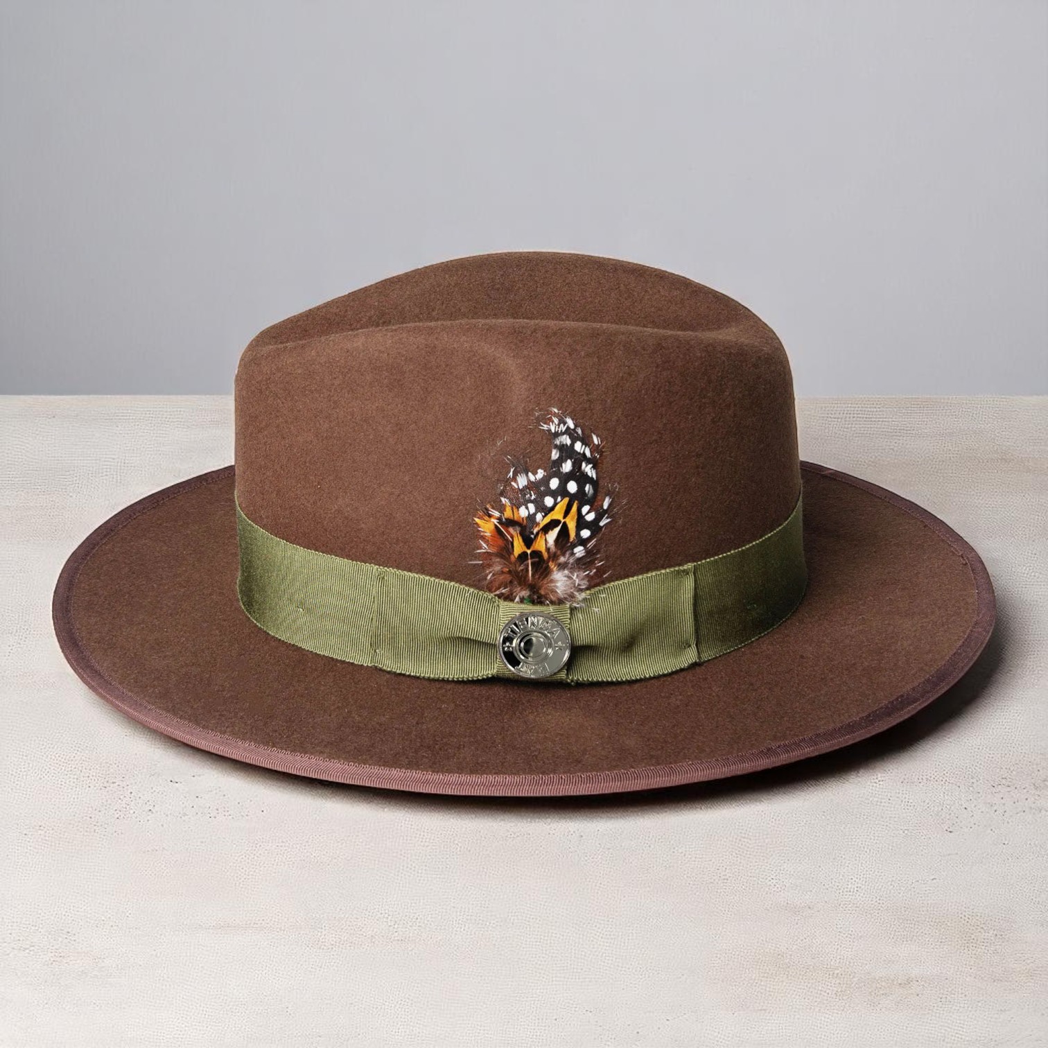 Ferguson | Wool Felt Fedora – Brown