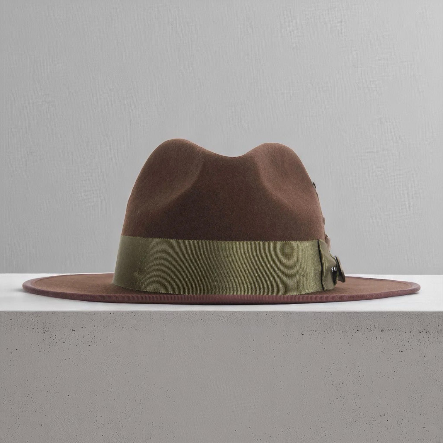 Ferguson | Wool Felt Fedora – Brown