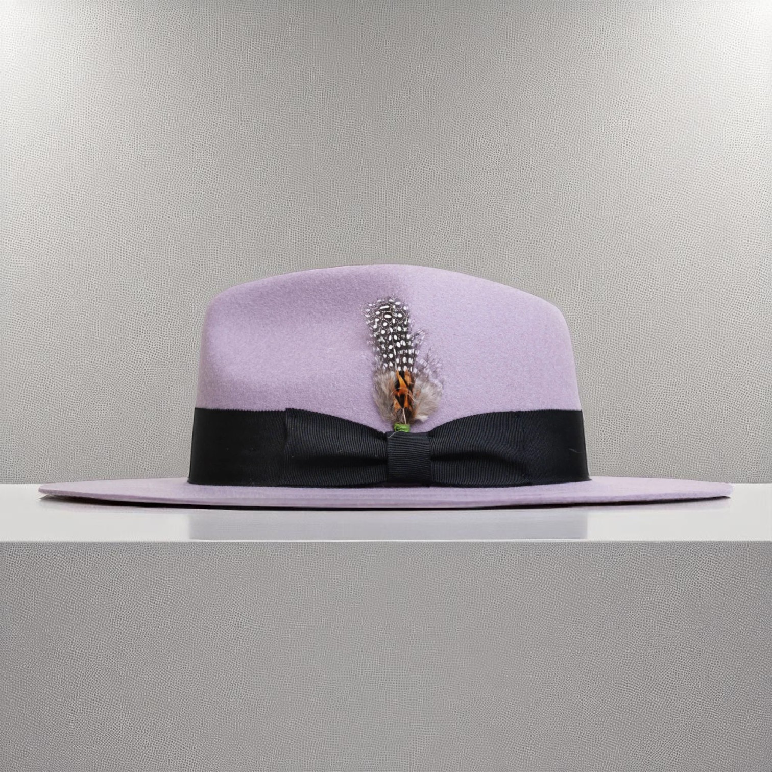 Ferguson | Wool Felt Fedora – Lavender & Black