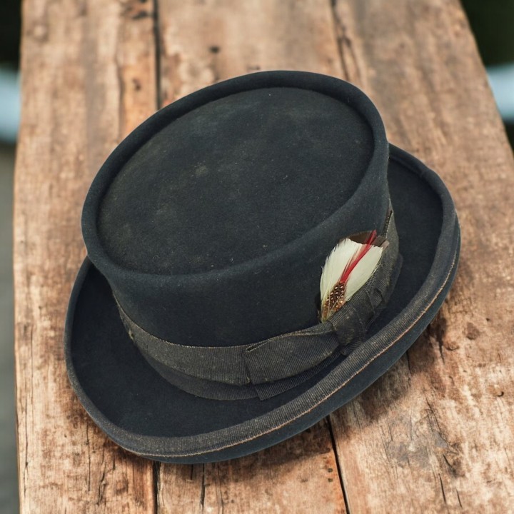 Vintage Western Desert Top Hat