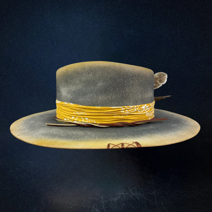 "Road Brave XXIII" Custom Fedora Hat