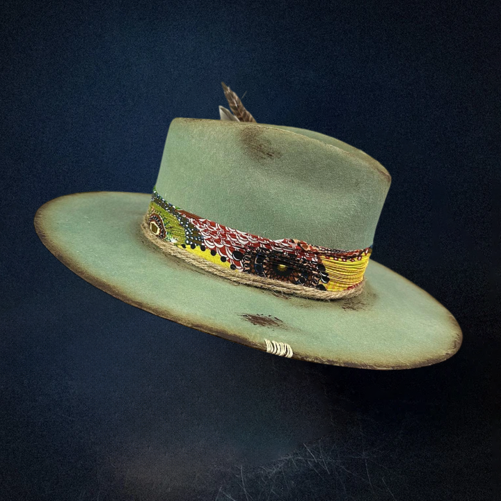 "Road Brave III" Custom Fedora Hat