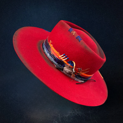 "Flame" Custom Fedora Hat