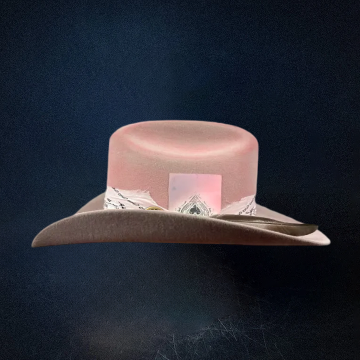 "Pink Ombre Western" Custom Cowboy Hat
