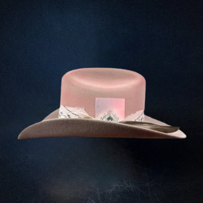 "Pink Ombre Western" Custom Cowboy Hat