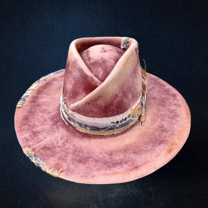 "Petal Rose" Custom Fedora Hat