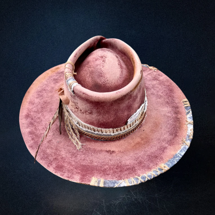 "Petal Rose" Custom Fedora Hat
