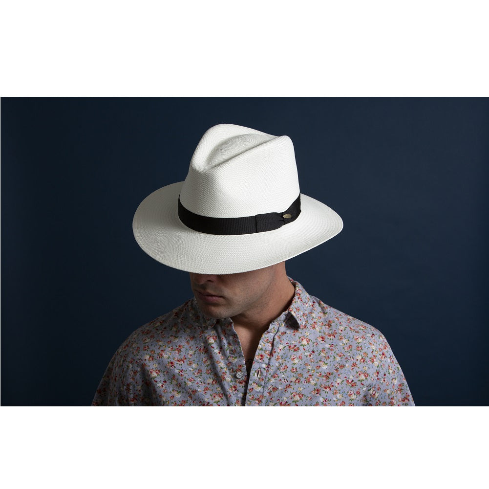 Ranch Row Panama Hat- Edgewood