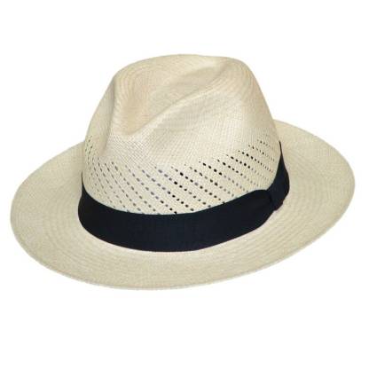 Classic Vented | Original Panama Hat | Brisa Weave | Natural Straw | Black Band | Handwoven in Ecuador | GPH | HatBox Included-BOX PACKING