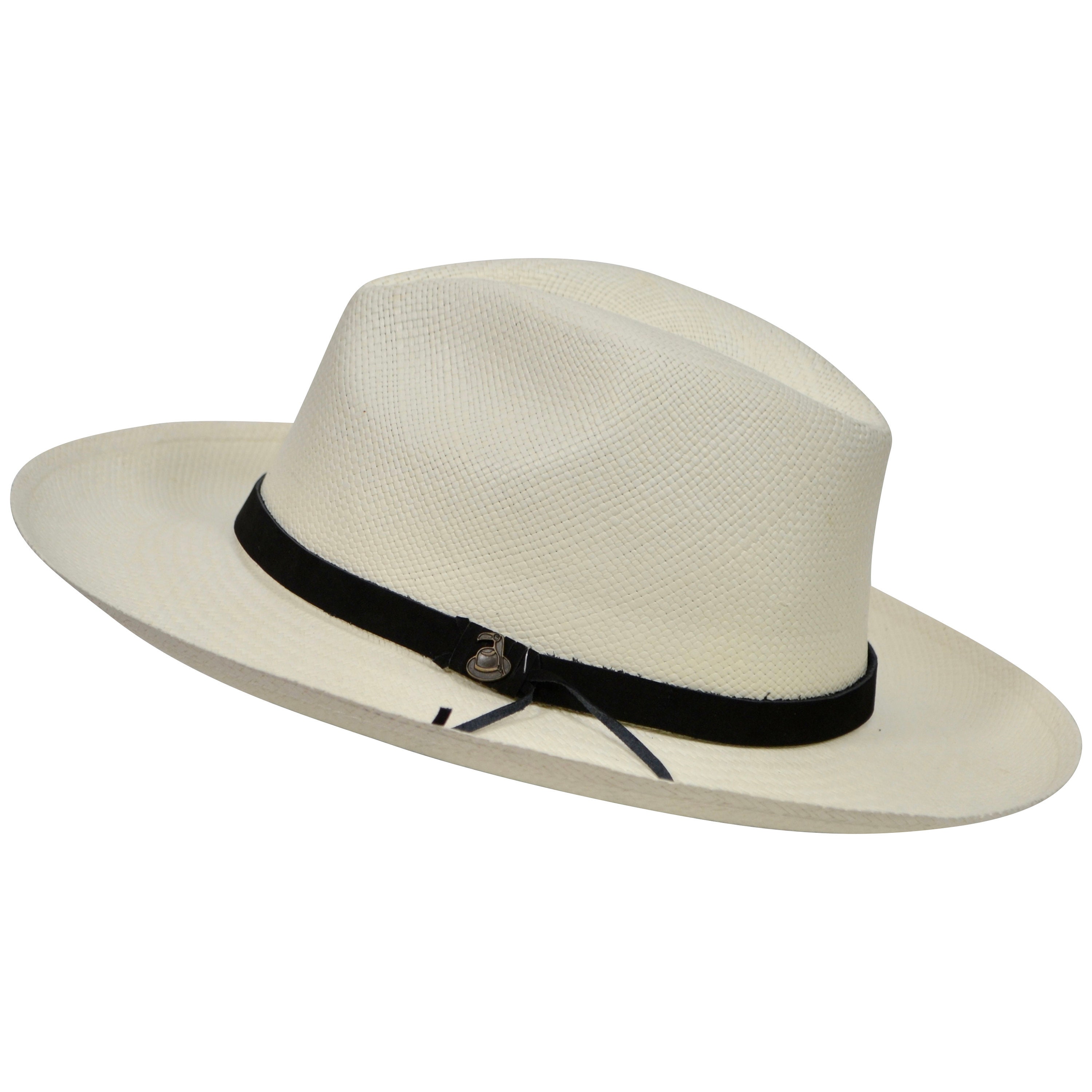 Advanced Original Panama Hat-Off-White Straw-Handwoven in Ecuador-Wide Brim