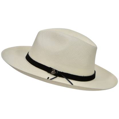 Advanced Original Panama Hat-Off-White Straw-Handwoven in Ecuador-Wide Brim