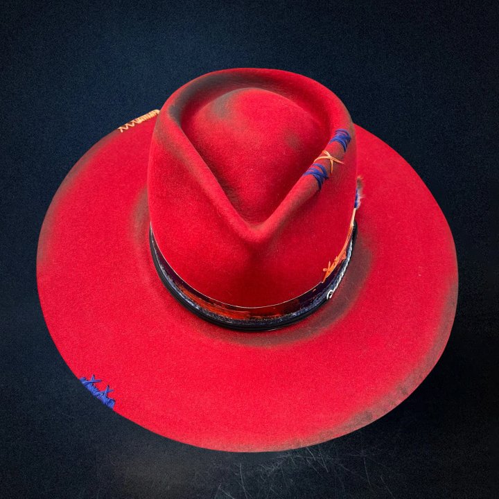 "Flame" Custom Fedora Hat