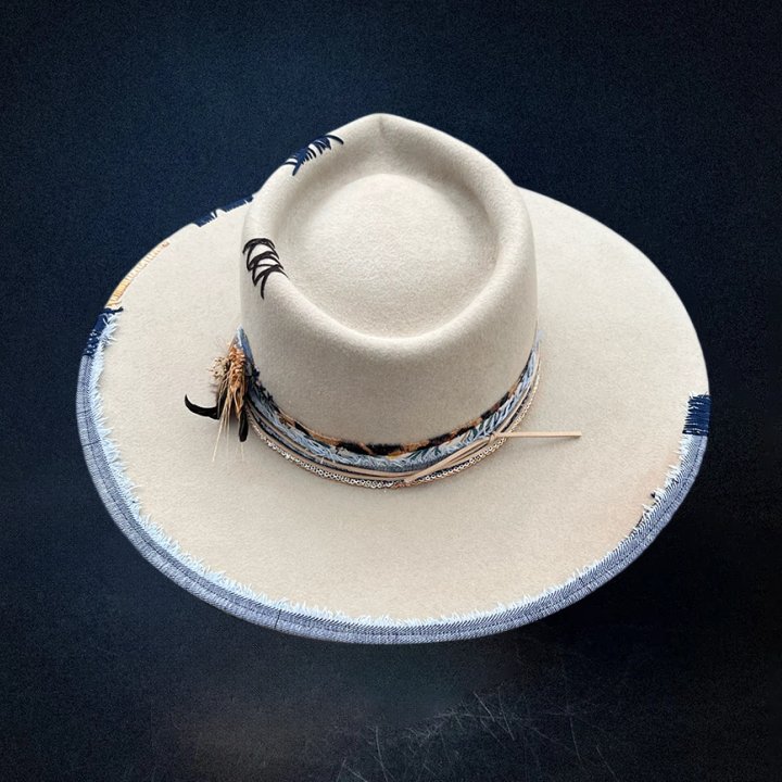 "Cloud" Custom Fedora Hat